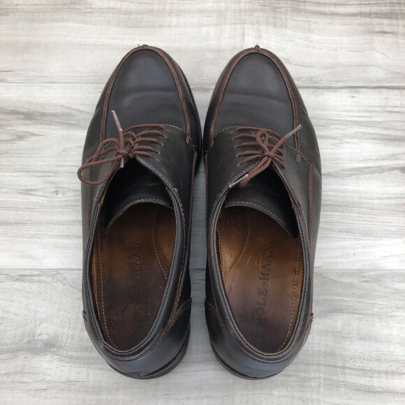 Cole Haan Shoes Mens 10M Brown Leather Derby Oxford Vibram soles main image 4